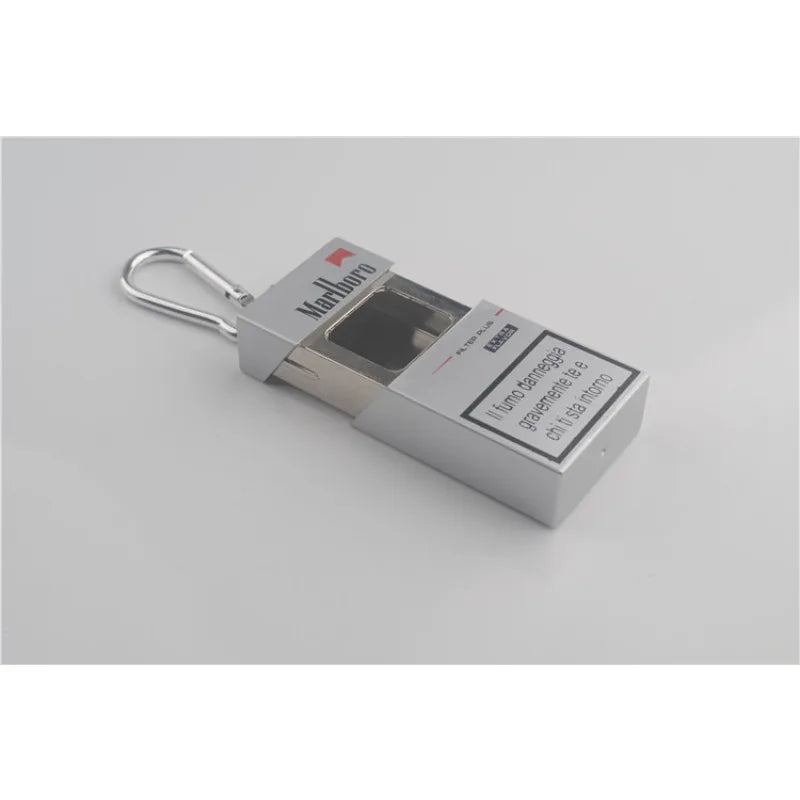 Portable ashtray with storage box, mini cigarette case