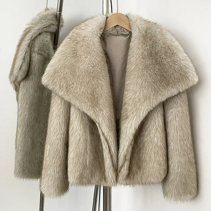 Tuularose naisten turkistakki, lyhyt bomber-malli, lämmin talvitakki