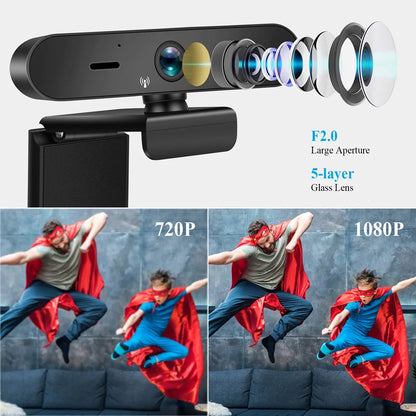 Xiaomi 4K webcam, 4K ultra HD, autofocus, with microphone