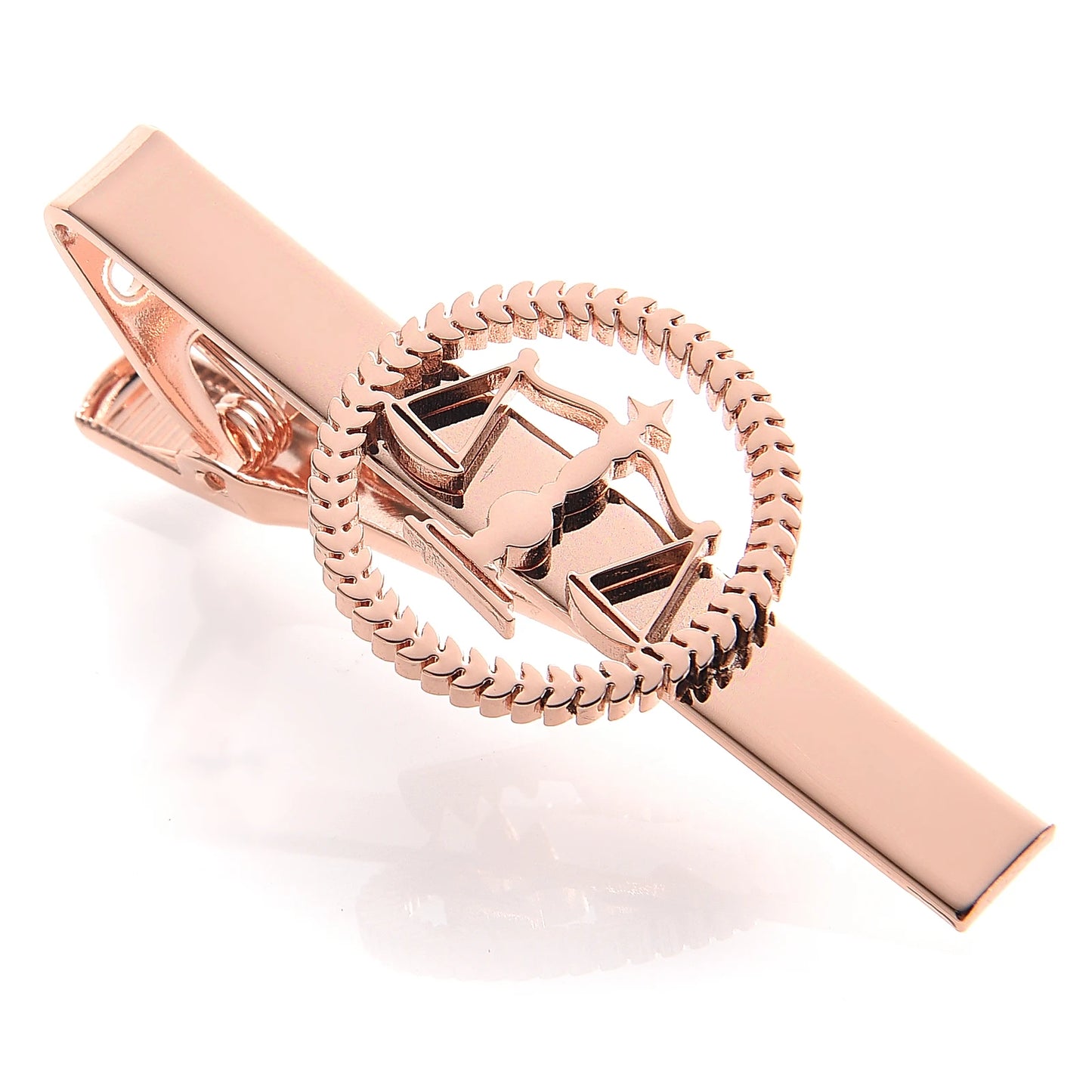 Men's Lawyer Tie Clip, Scales of Justice