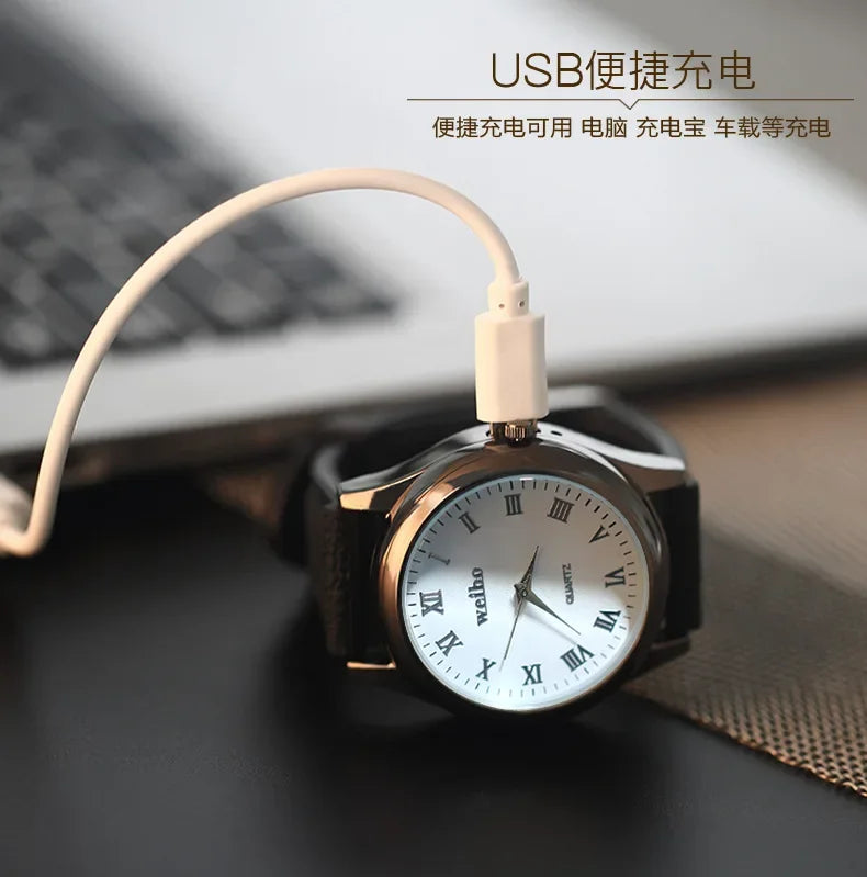 Wristwatch lighter USB rechargeable