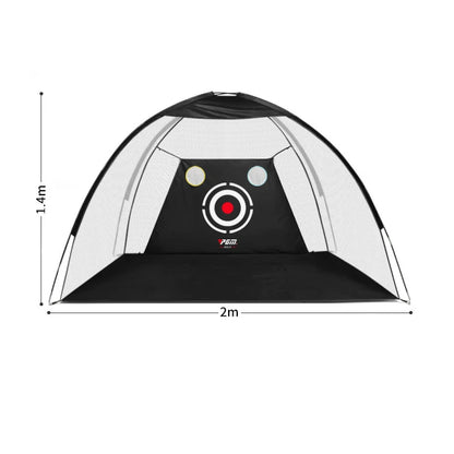 PGM golf practice tent, foldable, for indoor and outdoor use