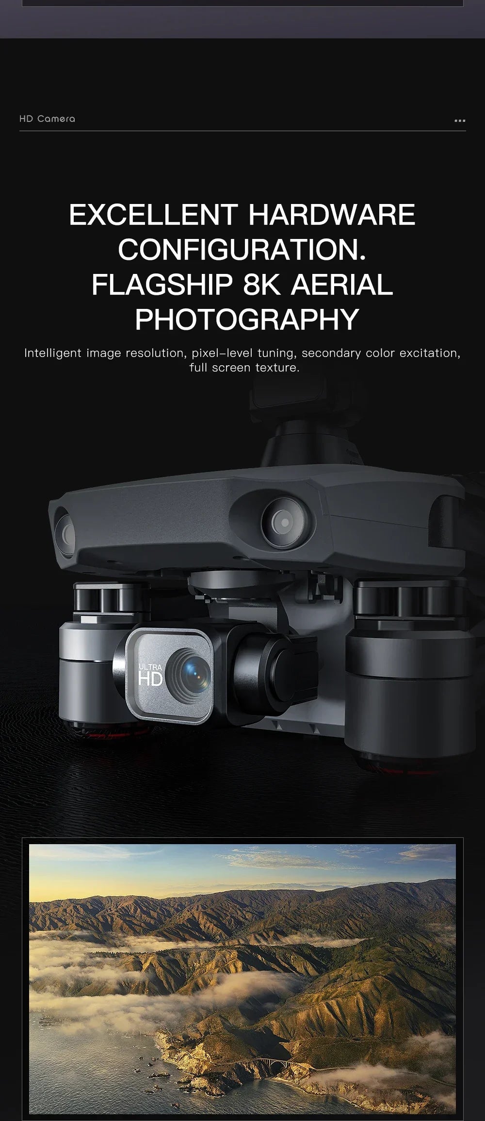 Cole Professional K11 Turbo Drone - 8K HD Kaksoiskamera, Älykäs Esteiden Tunnistus & Airdrop