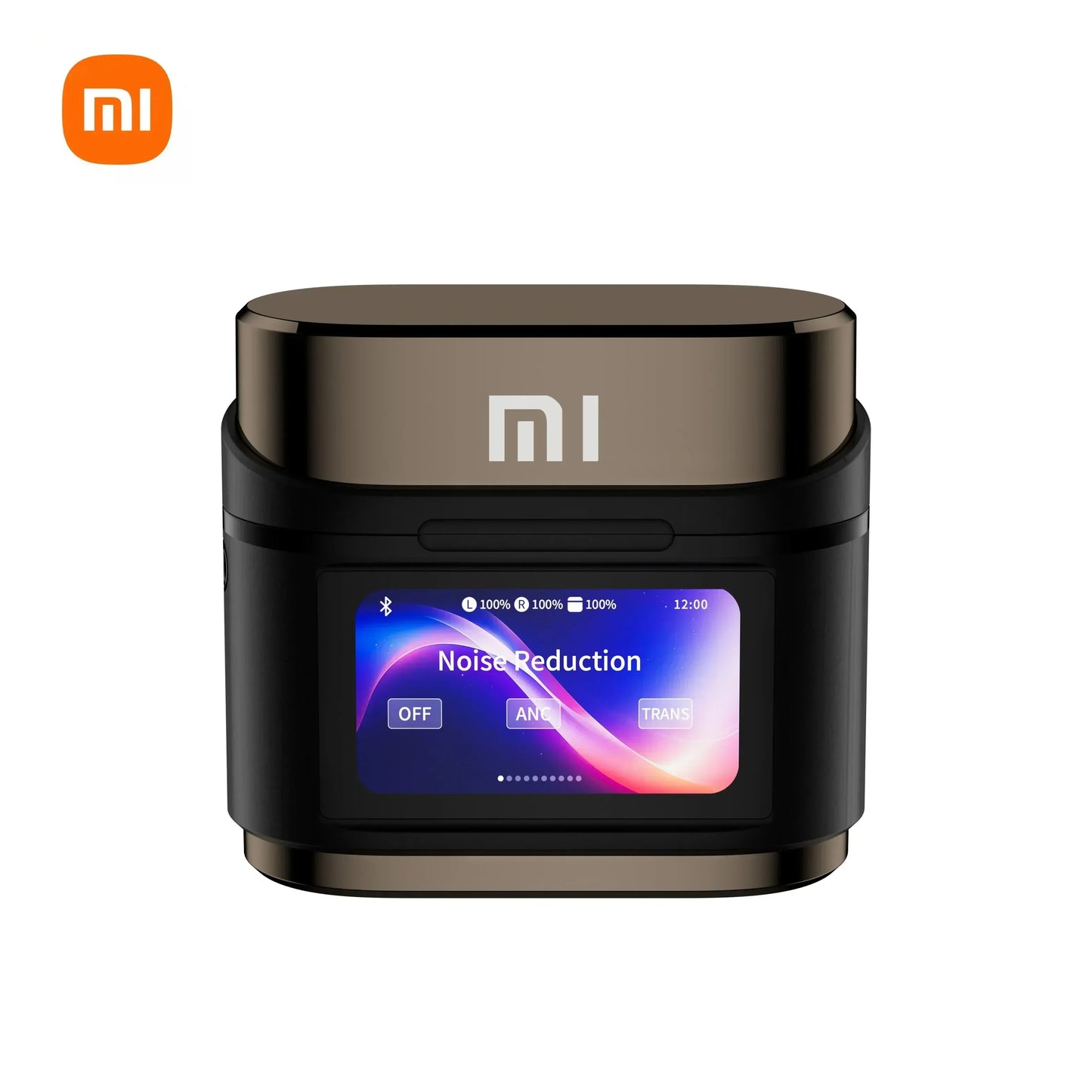 Xiaomi BD2 bluetooth headphones, charging case with digital display