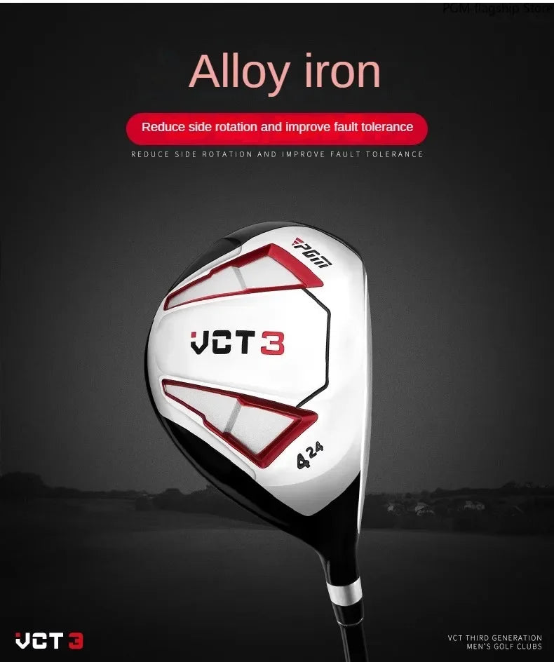 PGM VCT3 Golf Club Set 12 Pieces for Men, Top-Class Set for Beginners