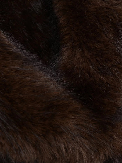 Kääntöpuolinen Tekoturkistakki - Casual Nappi-takki Naisille Syksy 2025