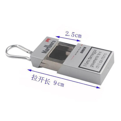 Portable ashtray with storage box, mini cigarette case