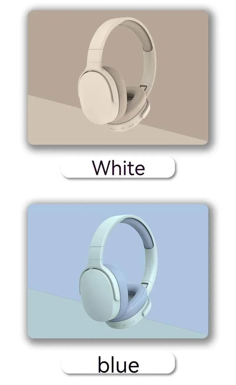 Langattomat Bluetooth-kuulokkeet Over-Ear – HiFi Stereo, HD-mikrofoni, TF/AUX – Pinkki