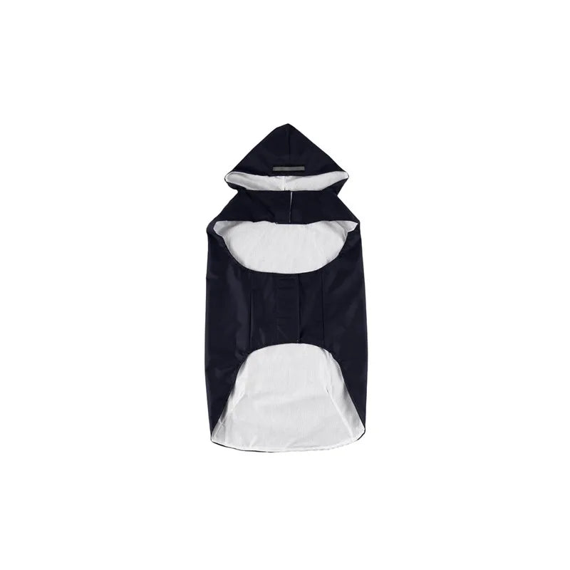 Dog raincoat, waterproof hoodie with reflective stripes, all sizes available