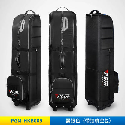 PGM HKB009 golf flight bag with pull cart