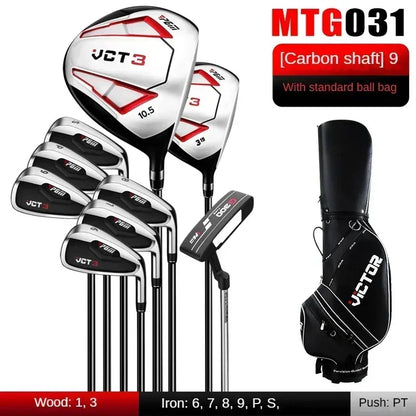 PGM VCT3 Golf Club Set 12 Pieces for Men, Top-Class Set for Beginners