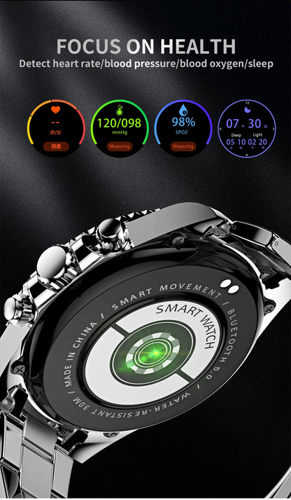 Smartwatch with the latest technology, AMOLED 1.3" and GPS exercise tracking, New 2025