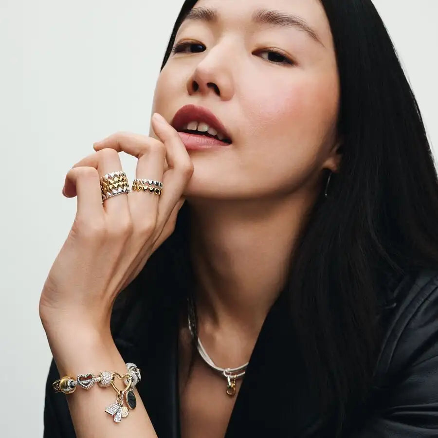 925 Hopeinen tähdenlento sormus, säädettävä, saatavana eri variaatioita