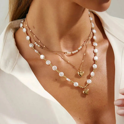 KunJoe Helmikaulakorusetti sydänriipuksella naisille