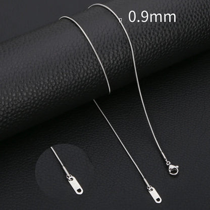 HIYEE Snake Chain Necklace for Pendants