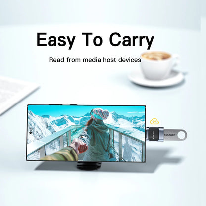 Essager USB 3.0 to Type-C OTG Adapteri - USB-A Muunnin MacBook & Laptop