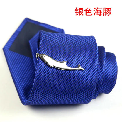 Men's classic tie clip, various motifs