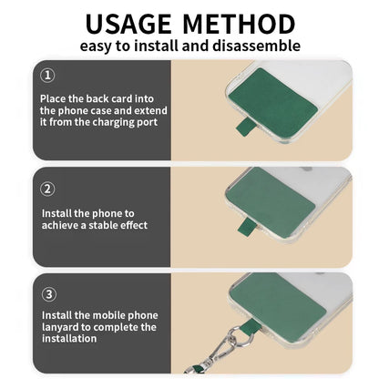 Crossbody Kaulanauha Puhelimelle - Säädettävä Universaali Hihna Klipsillä