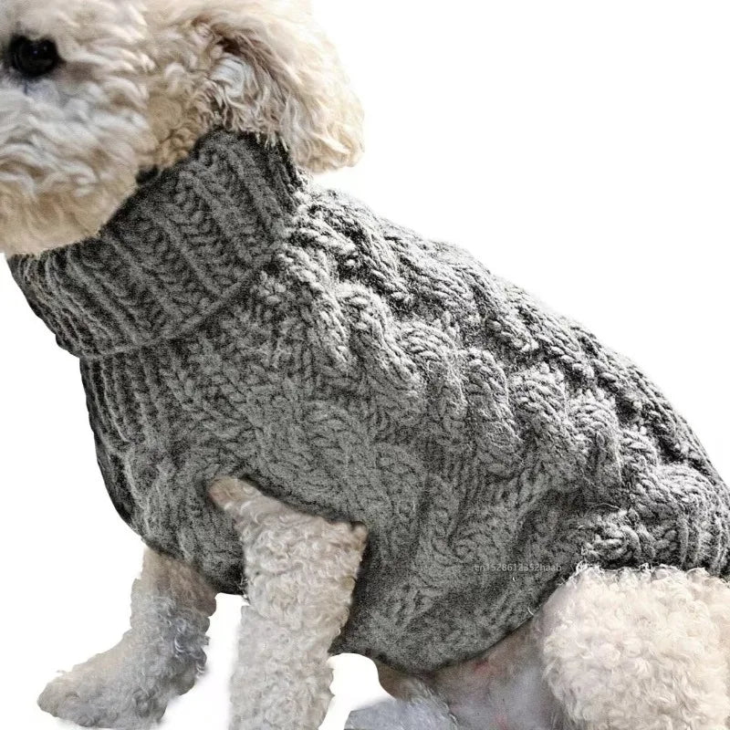 Dog knitted winter sweater, fashionable and warm sweater for small dogs, all sizes