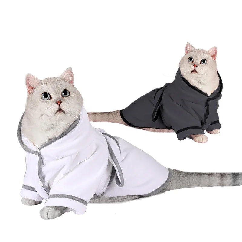 Dog pajamas and bathrobe, for dogs and cats