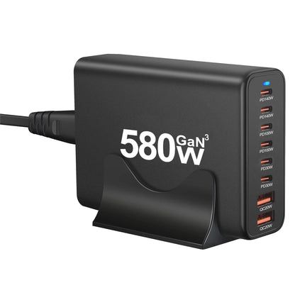GAN charging station, powerful fast charger 580W