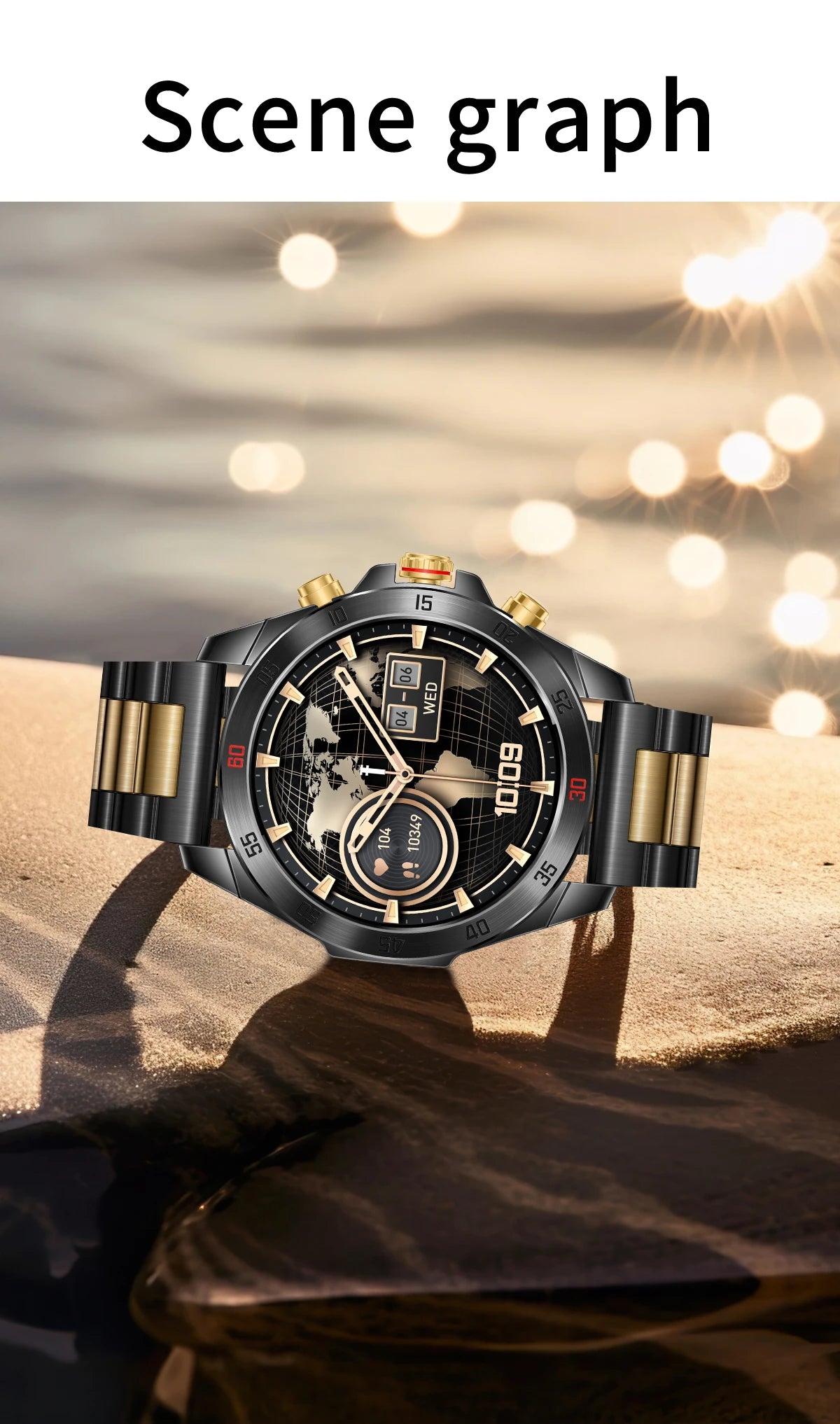 EIGIIS NX1 Pro smartwatch 1"43 AMOLED display, over 100 watch faces, diverse sports modes