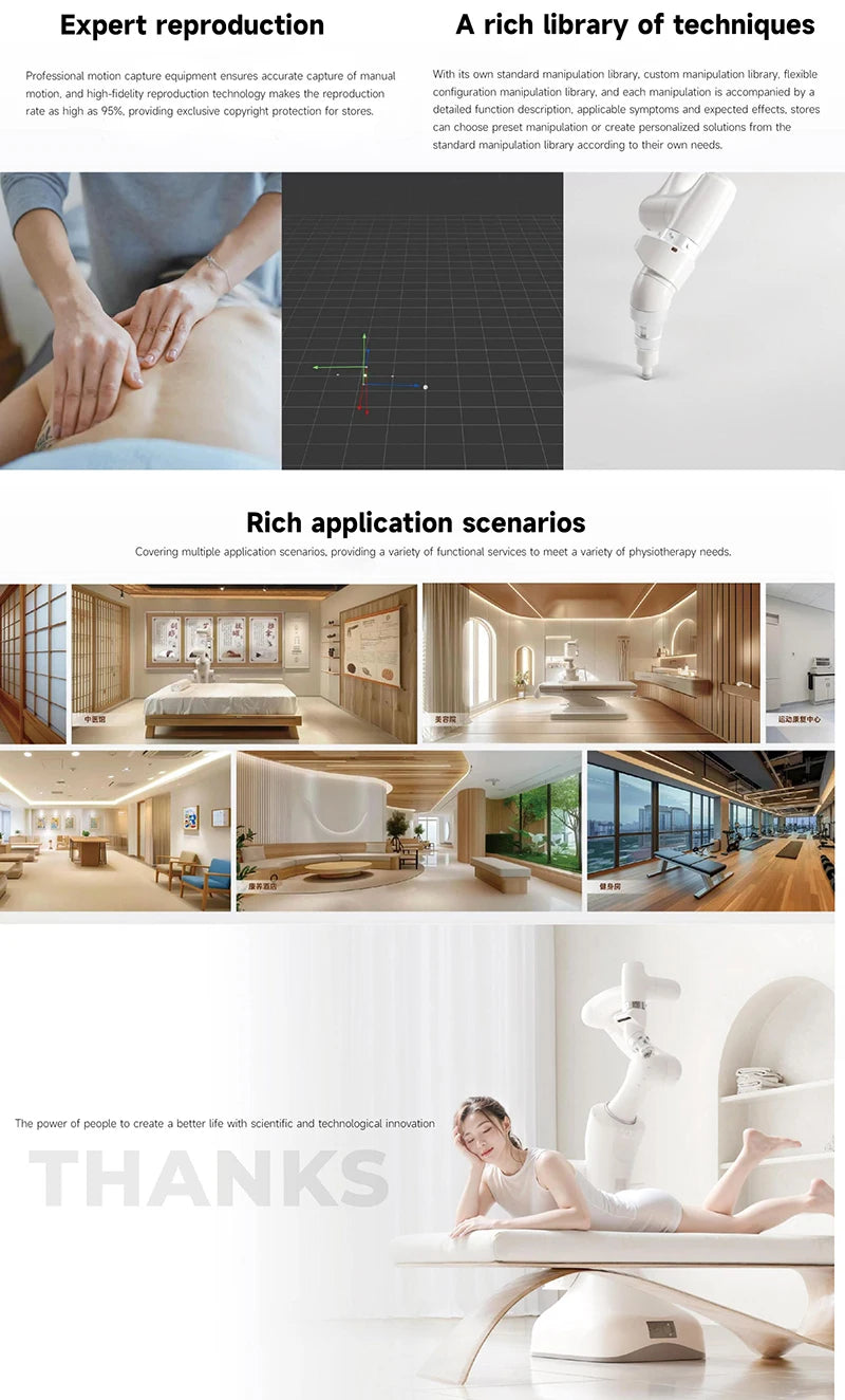 Multifunctional massage robot