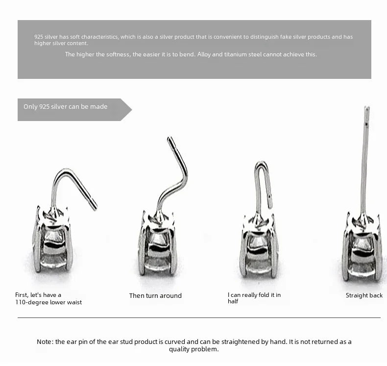 Star stud earrings with zirconia stones and tassels, trendy silver design