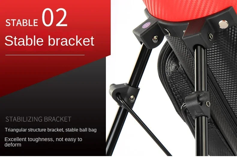 PGM QIAB008 golf bag, lightweight rack bag for 9 clubs, for men and women