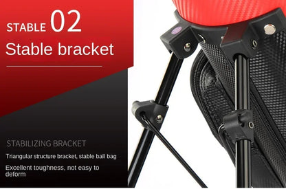 PGM QIAB008 golf bag, lightweight rack bag for 9 clubs, for men and women