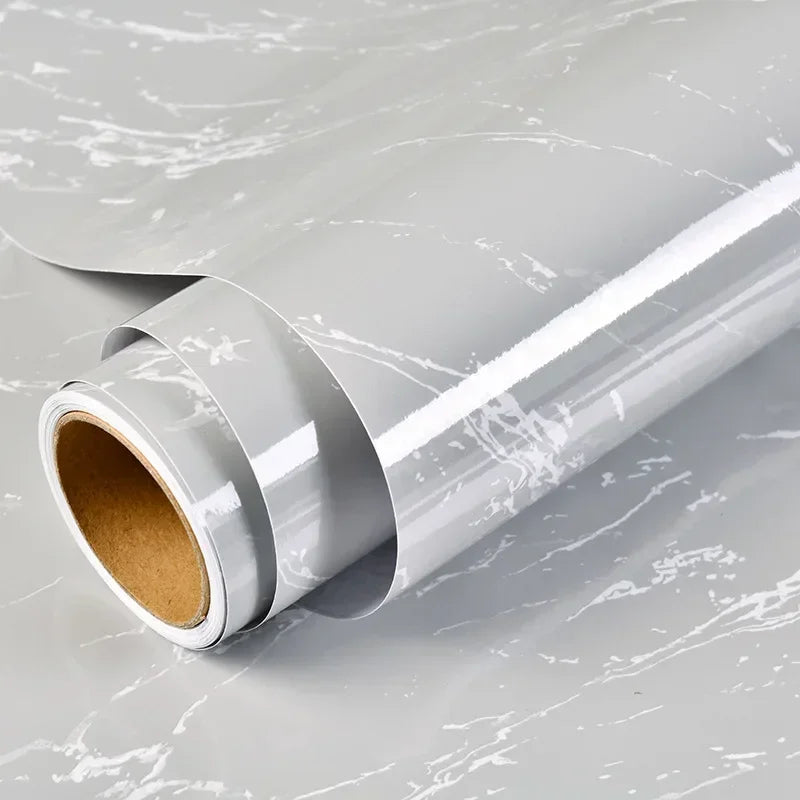 Marble patterned self-adhesive wallpaper, available in many different variations