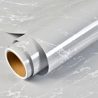 Marble patterned self-adhesive wallpaper, available in many different variations