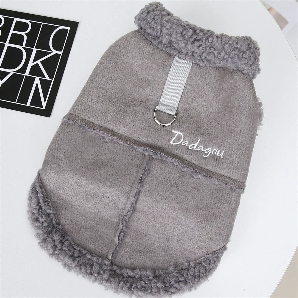 Dog winter coat, thick and warm material, for small and medium-sized dogs