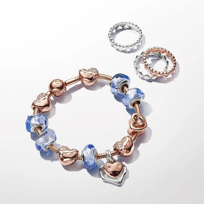 925 Hopeinen tähdenlento sormus, säädettävä, saatavana eri variaatioita