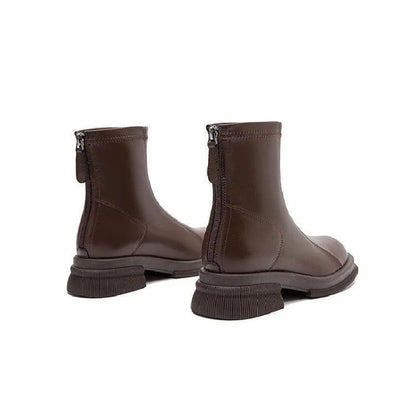 Naisten Brittiläiset Nahkanilkkurit - Pehmeät Lämpimät Talvisaappaat 2025