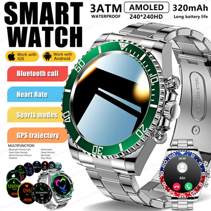 Smartwatch with the latest technology, AMOLED 1.3" and GPS exercise tracking, New 2025