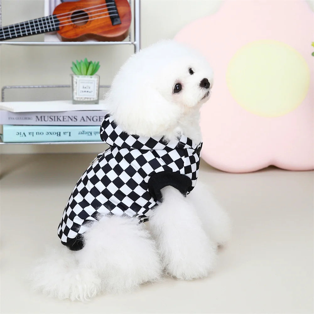 Dog winter coat, thick and warm material, for small and medium-sized dogs