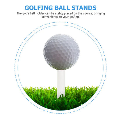 Silicone golf tees 5 pcs, flexible professional ball holders for practice