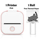 Phomemo T02 mini thermal printer, wireless pocket printer for labels