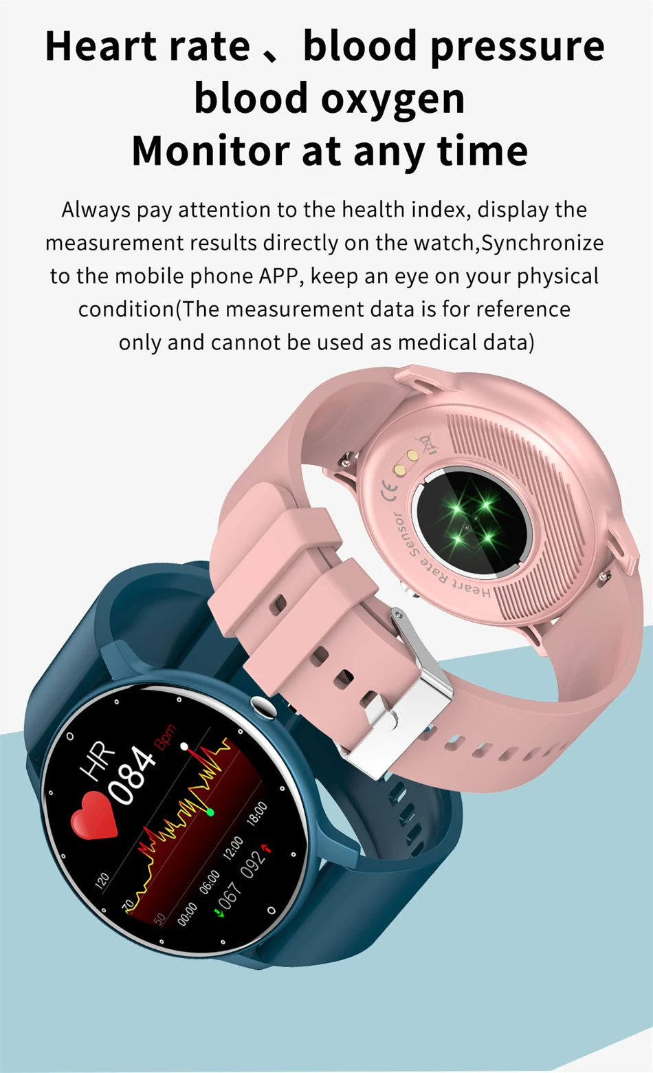 LIGE Smartwatch for women and men for an active lifestyle. New 2025, Popular