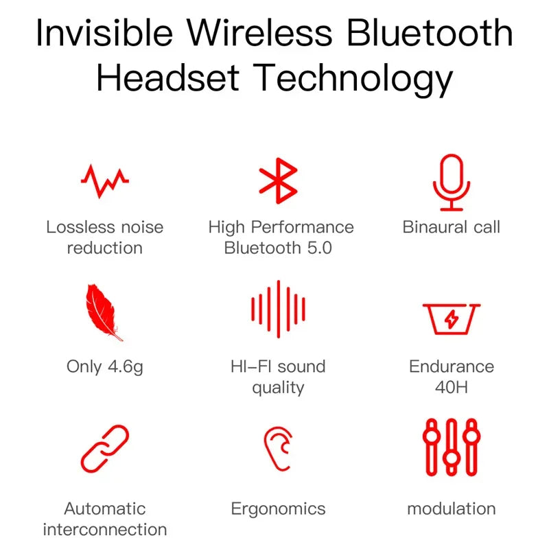 TWS E6S Langattomat Bluetooth-kuulokkeet – LED-näyttö, Melunvaimennus, Mikrofoni – Pinkki