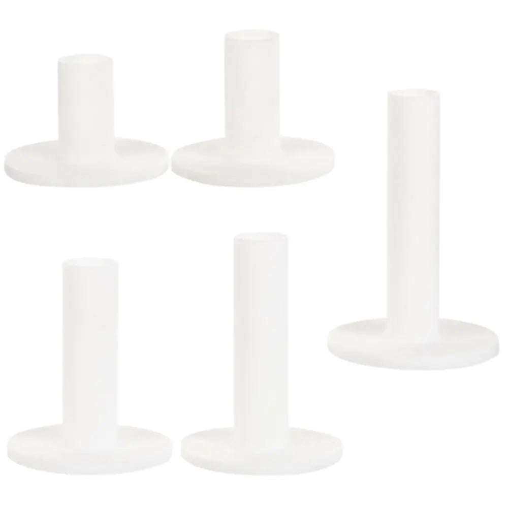Silicone golf tees 5 pcs, flexible professional ball holders for practice
