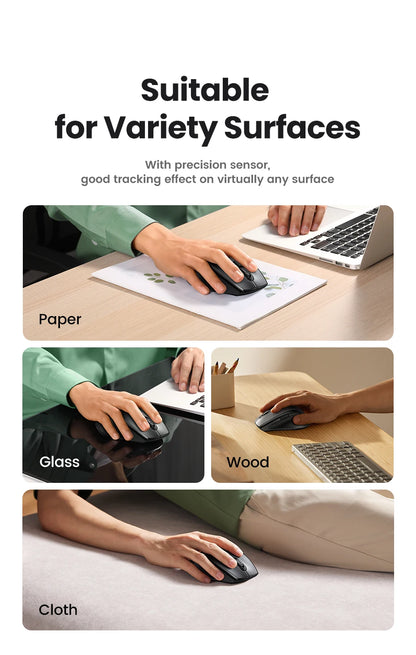 UGREEN Langaton Hiiri 1600DPI - Hiljainen 2.4GHz USB-hiiri PC & MacBook