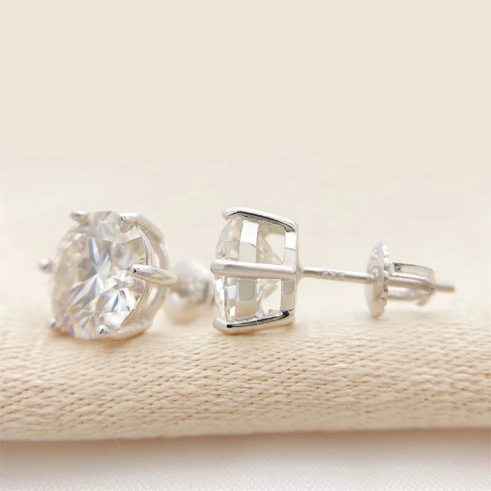 COSFIX Moissanite nappikorvakorut naisille