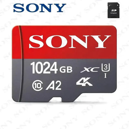 Sony Micro SD-muistikortti 64GB-1TB – Class 10 TF-kortti Puhelimeen, Kameraan ja Droneen
