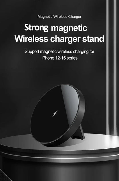 30W Magneettinen Langaton Laturi & Puhelinteline – MagSafe iPhone 17/16/15/14/13/12