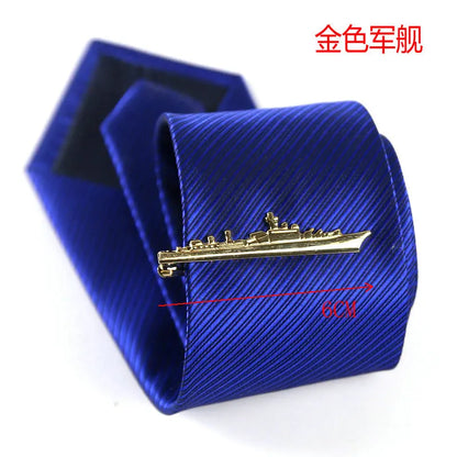 Men's classic tie clip, various motifs