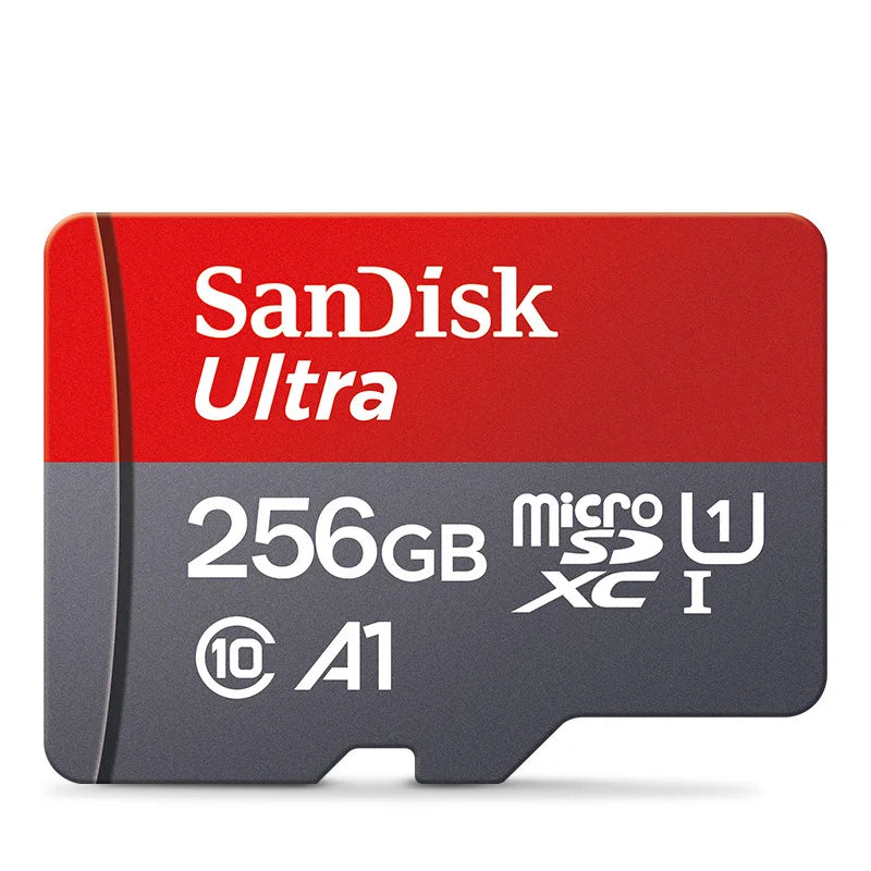 SanDisk MicroSD-muistikortti, 256GB/128GB/64GB/32GB, Class 10, UHS-1