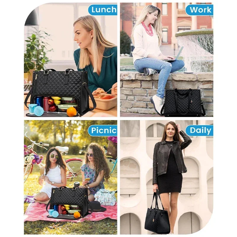 2-in-1 Insulated Lunch Bag for Women, Available in Various Colors
