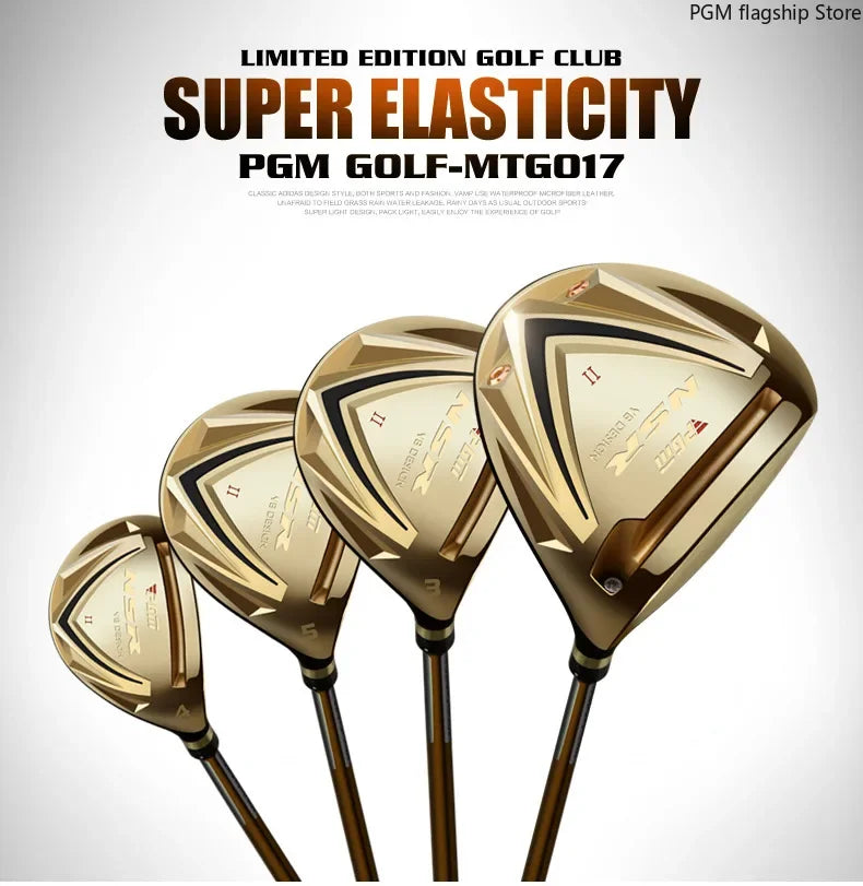 PGM MTG017 golf club set for men, adjustable angle in clubs, titanium alloy